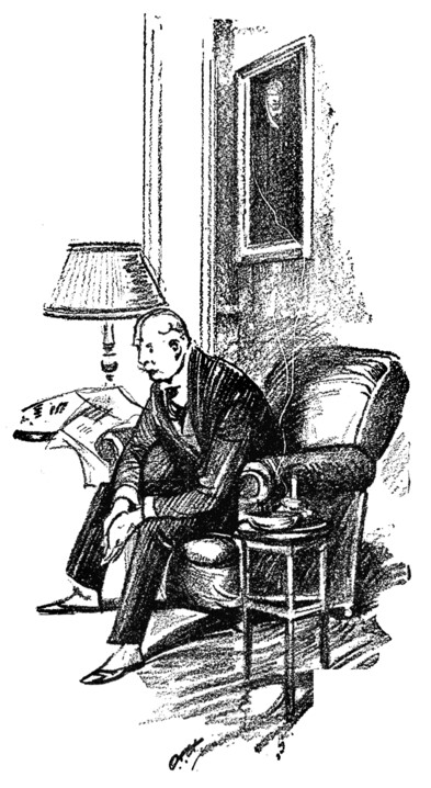 sitting in a chair reminiscing