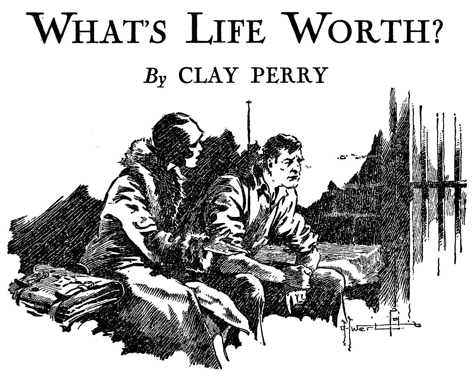 young female lawyer with client in jail cell